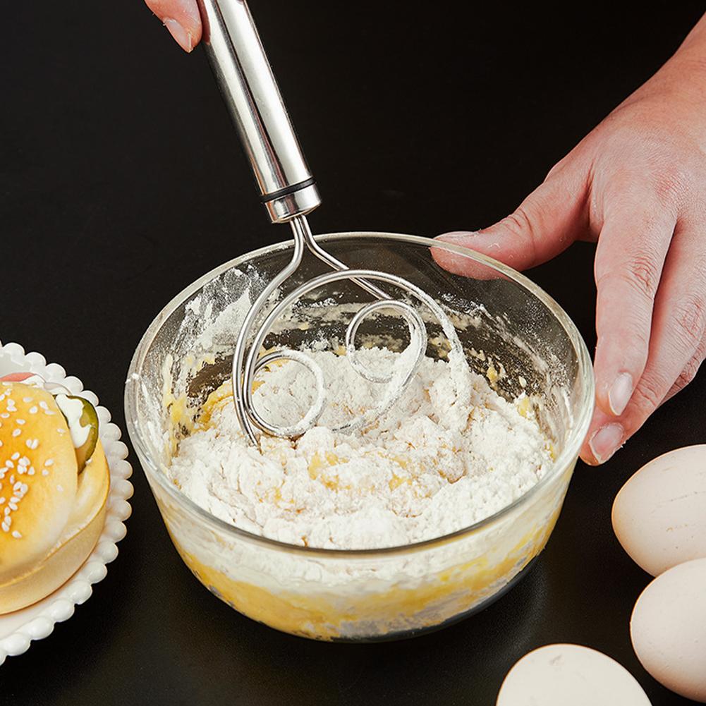 Bread Baking Kitchen Utensils - Dough Whisk Bread Mixer Stainless Steel