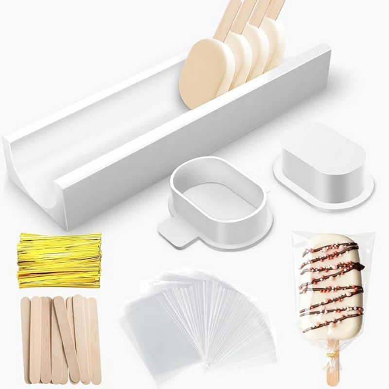 Kitchen Baking Trays - Cake Pop Mold Set with Tray