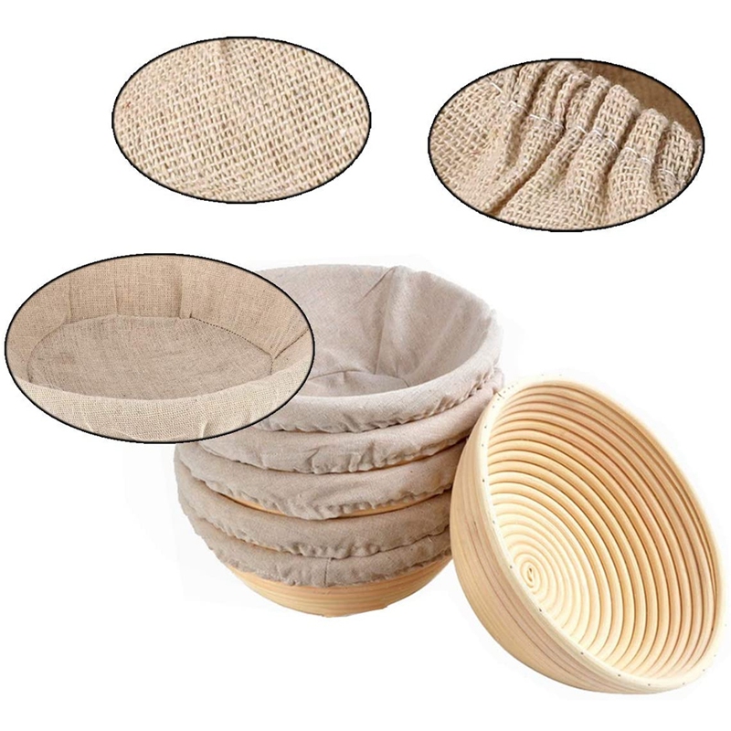 Proofing Basket Banneton - VEHO-7Packs 8 Inch Round Bread Proofing