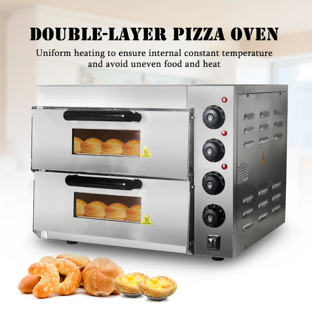 Commercial Kitchen Baking Oven - HomeWise Commercial Double Layer Baking Oven