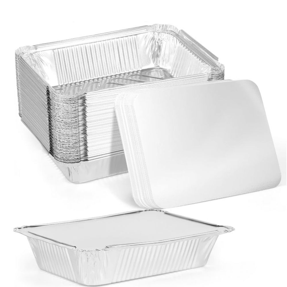Kitchen Baking Trays - 10PCS New With Lids Aluminum Foil