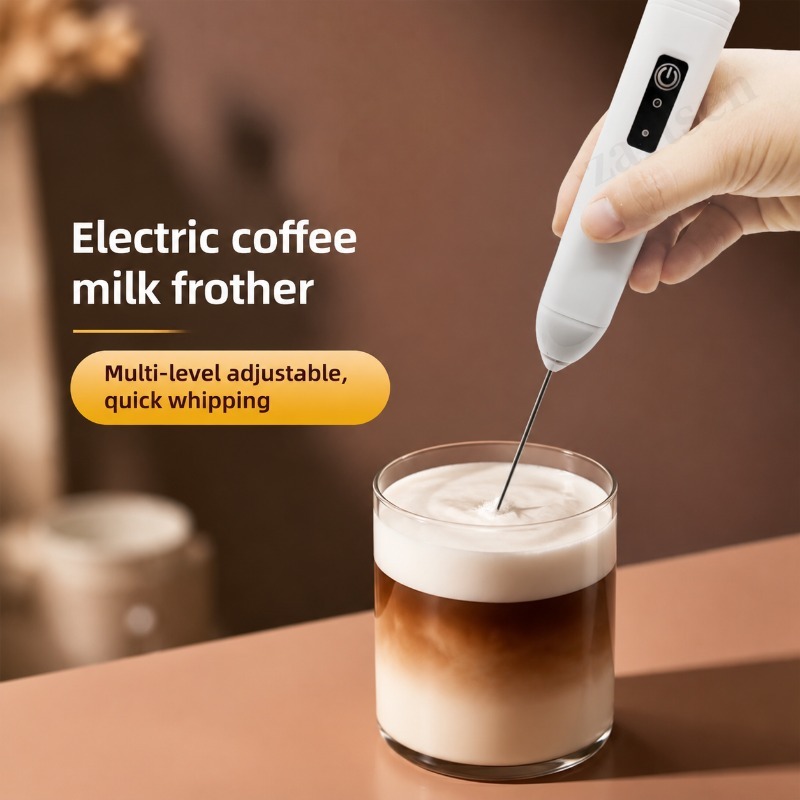 Kitchen Baking Appliances - Electric Coffee Milk Foaming Mixer Coffee