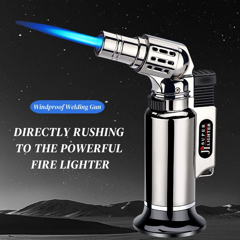 Kitchen Baking Torch - Metal Windproof Jet Flame Gas Lighter
