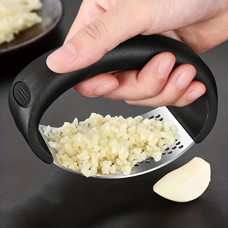 Kitchen Job - Manual Hand Crank Garlic Crusher Stainless