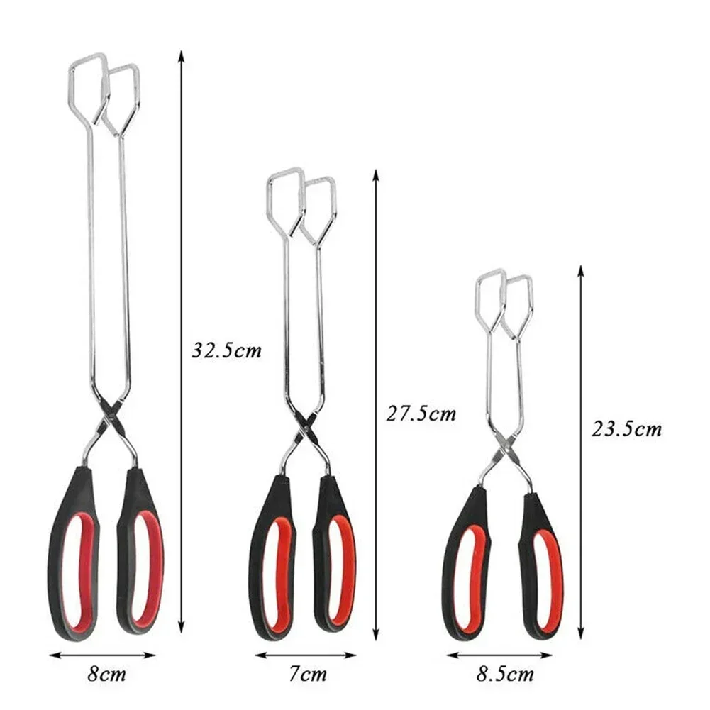 Bread Baking Kitchen Utensils - BBQ Tools Barbecue Scissor Tongs Grilled