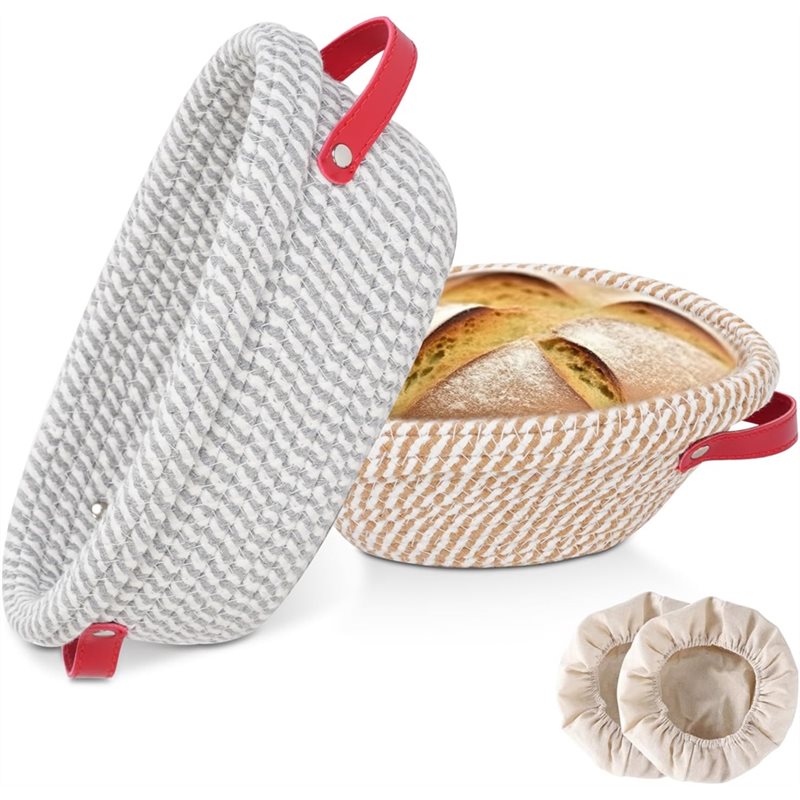 Proofing Basket Banneton - ABRE-Banneton Sourdough Bread Proofing Baskets Cotton