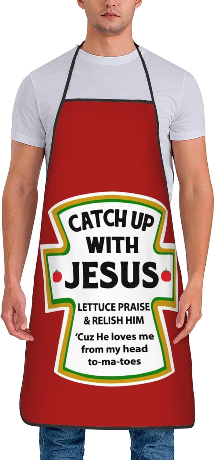 Kitchen.Baking Labels - Red Ketchup Label Catch Up With