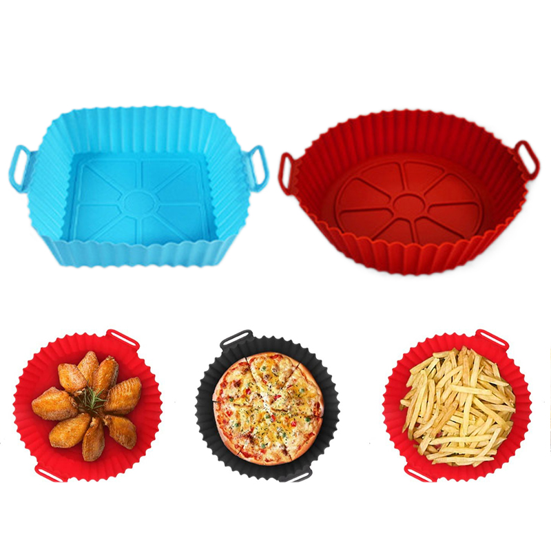 Kitchen Baking Trays - Silicone Fryer Mold Air Fryer Silicone
