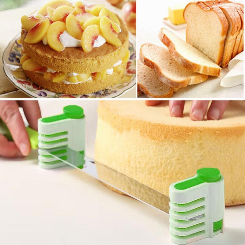 Kitchen Baking Torch - 【S】2Pcs/Set Adjustable 5-Layer Cake Slicer Bread