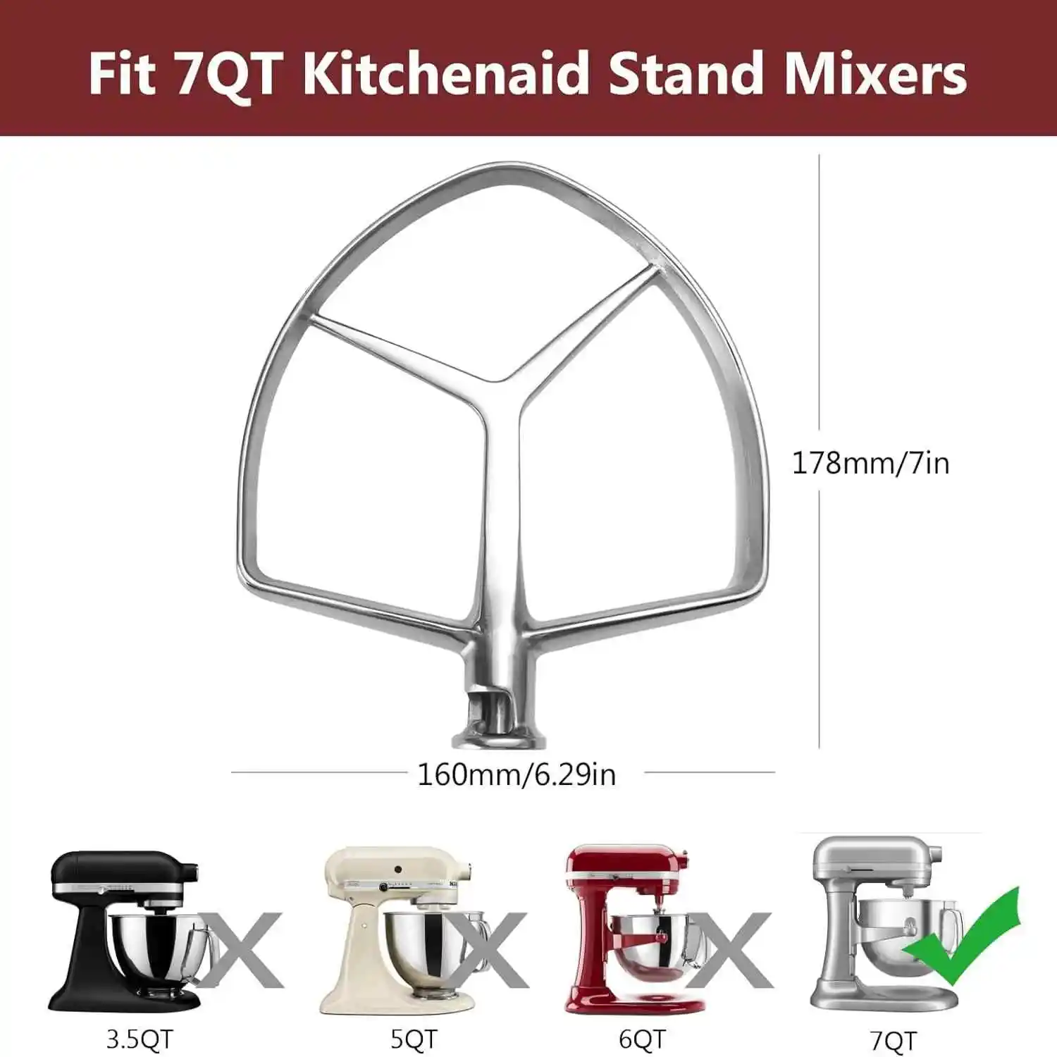 Kitchenaid Baking Set - For Kitchenaid 7 quart mixer auxiliary