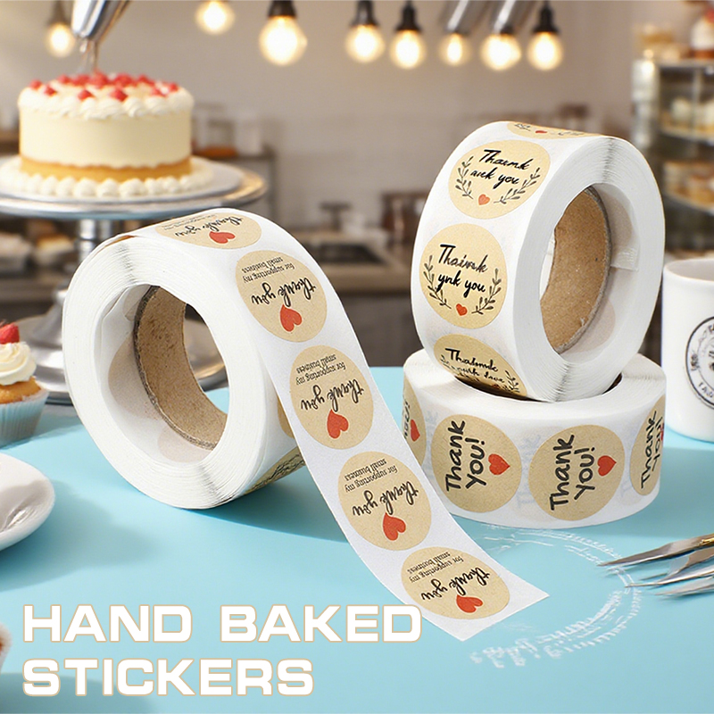 500pcs Thank You Stickers Seal - Kitchen.Baking Labels ulasan dan harga