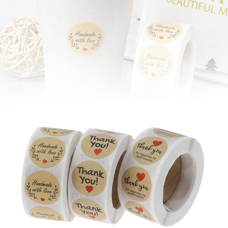 500pcs Thank You Stickers Seal - Kitchen.Baking Labels ulasan dan harga