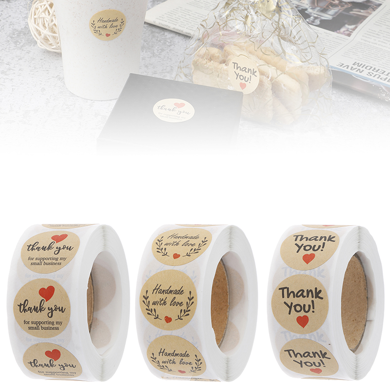 500pcs Thank You Stickers Seal - Kitchen.Baking Labels ulasan dan harga