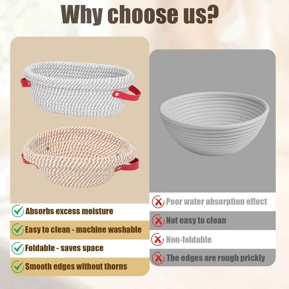 2pack Banneton Sourdough Bread - Proofing Basket Banneton ulasan dan harga