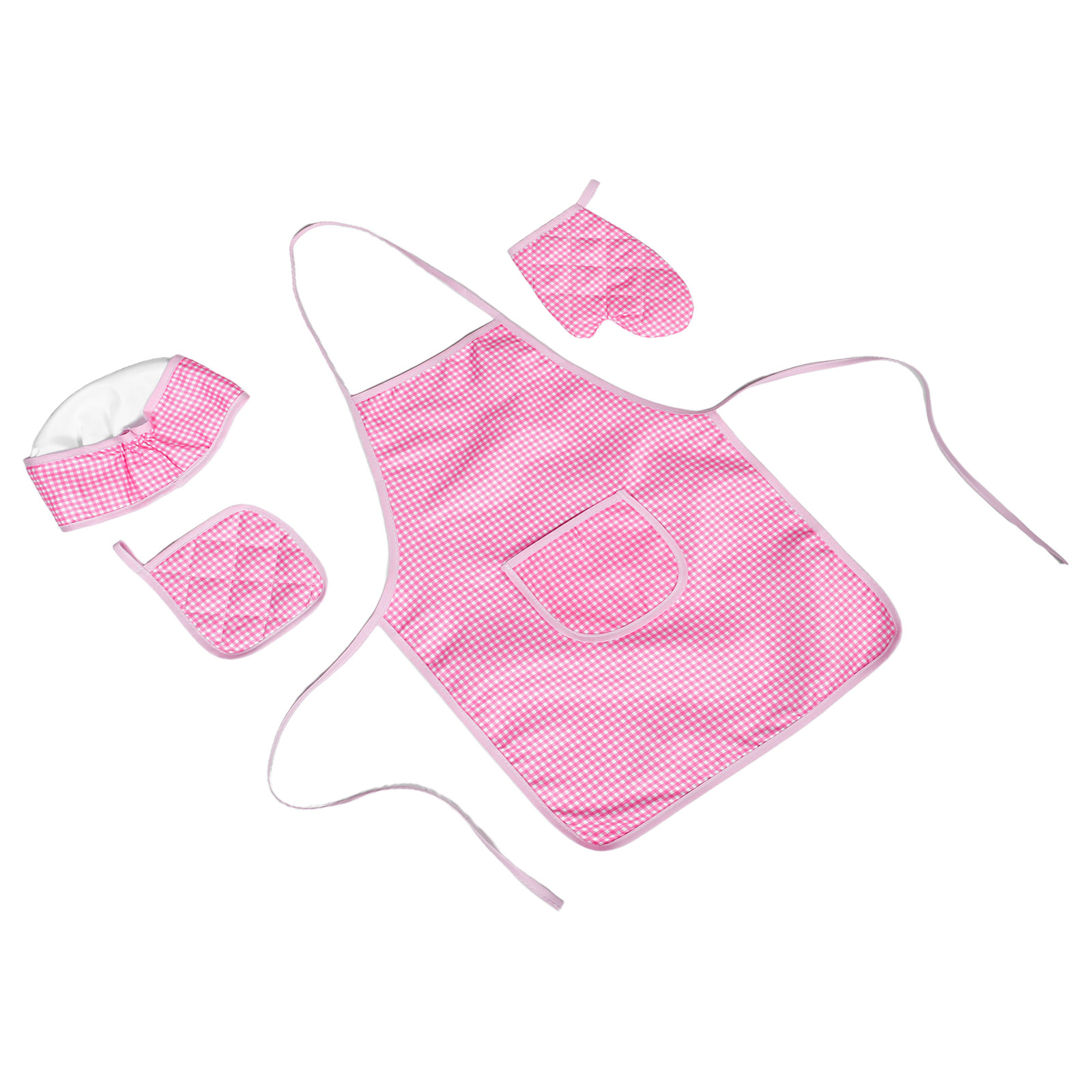 1Set Kids Apron and Chef Hat S - Baking Kitchen Set Up ulasan dan harga
