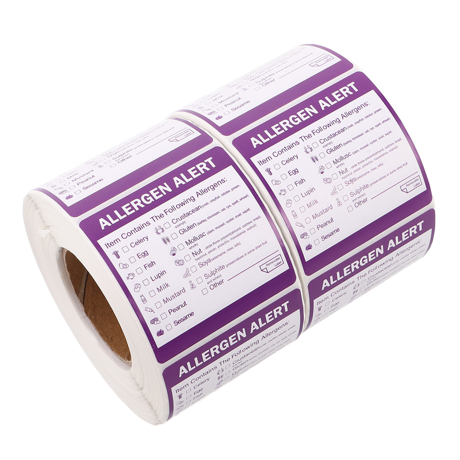 2 Rolls 2 Inch Allergen Label  - Kitchen.Baking Labels ulasan dan harga
