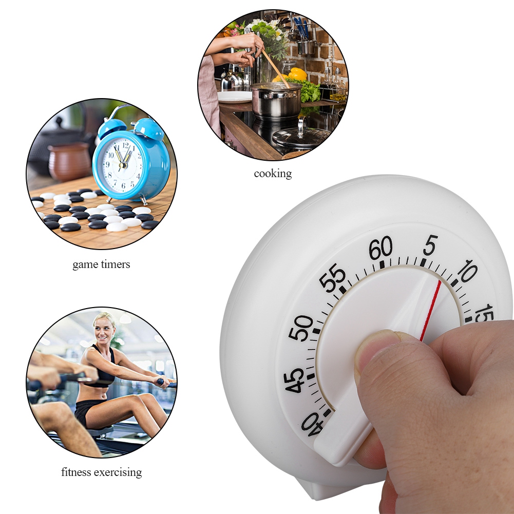 1PC 60 Minute Round Shape Mech - Baking Kitchen Hourly ulasan dan harga