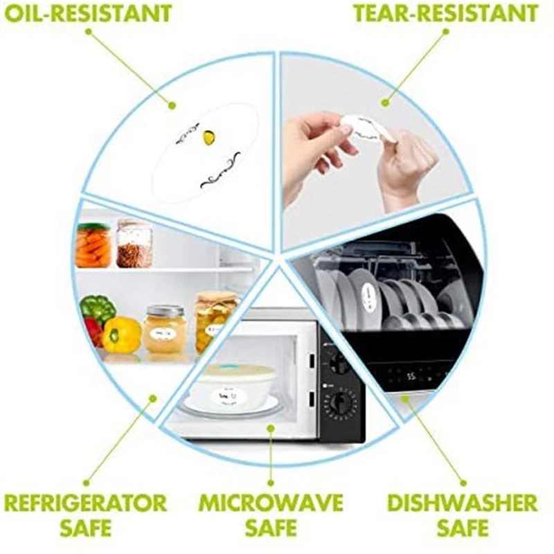 150-300pcs Food Marking Date W - Kitchen.Baking Labels ulasan dan harga