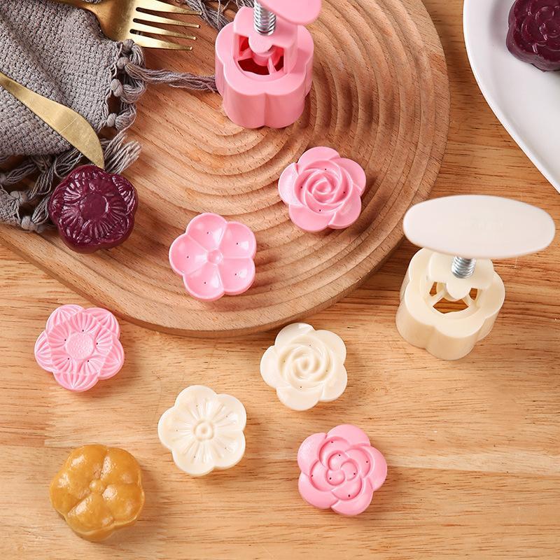 【LM】1 Set DIY Mooncake Mold Pl - Kitchen Baking Torch ulasan dan harga