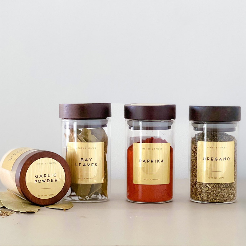 10Pcs Personalised Gold Metall - Kitchen.Baking Labels ulasan dan harga