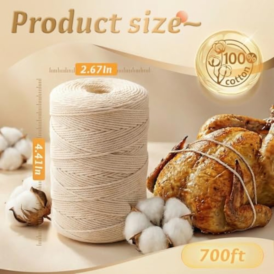 100% Cotton Butcher Twine Stri - Kitchen Baking Twine ulasan dan harga