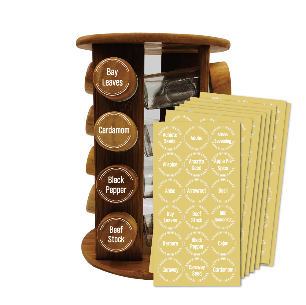 144pcs Spice Jar Labels Sticke - Kitchen.Baking Labels ulasan dan harga