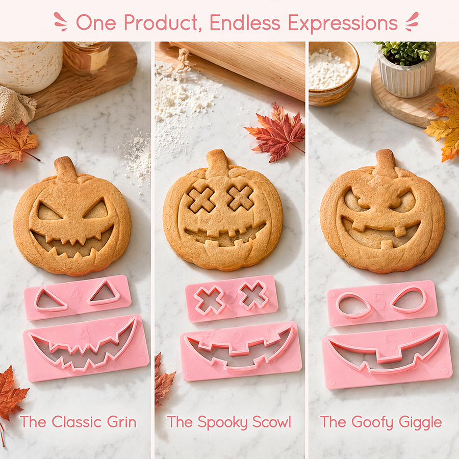 Durable Pumpkin Cookie Cutters - Cookie Cutter Set ulasan dan harga