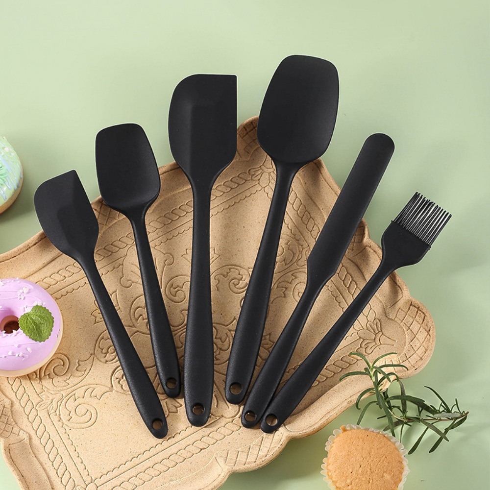 6pc Silicone Spatula Set Seaml - Baking Kitchen Set Up ulasan dan harga