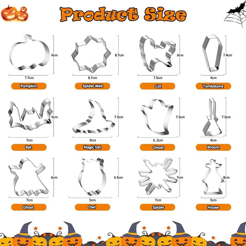 Halloween Cookie Cutters Set,S - Cookie Cutter Set ulasan dan harga