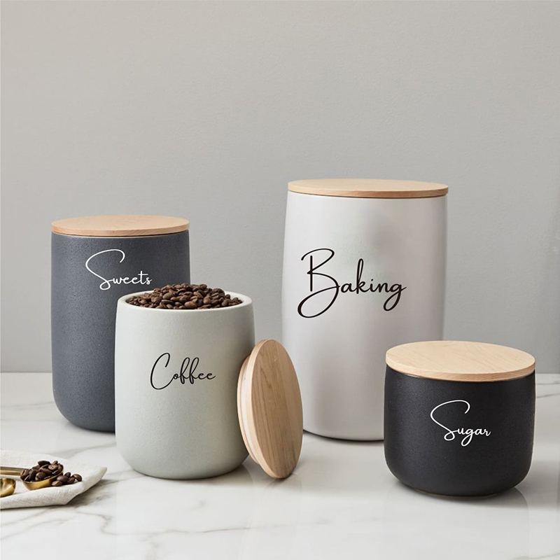 8Pcs Kitchen Organization Cani - Kitchen.Baking Labels ulasan dan harga
