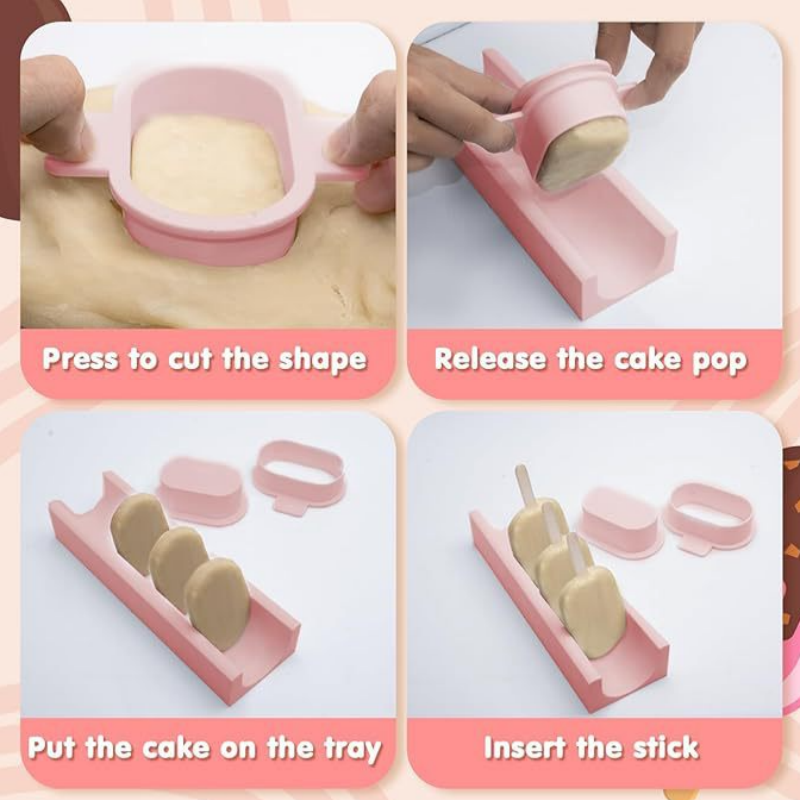 Cake Pop Mold Set with Tray No - Kitchen Baking Trays ulasan dan harga