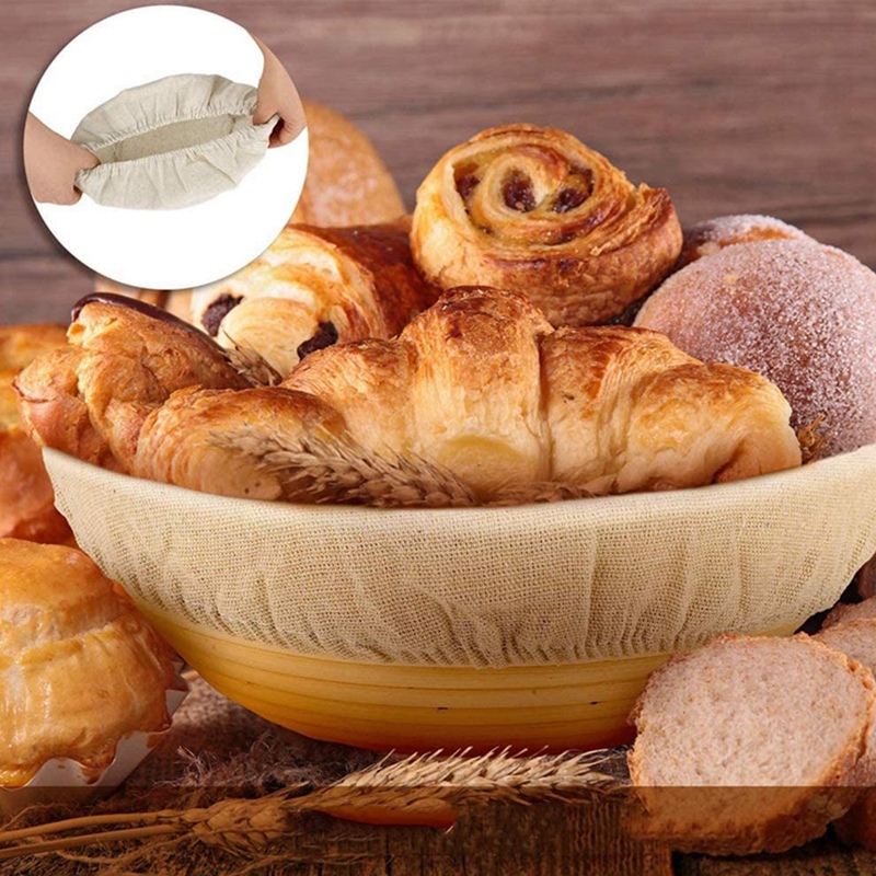 VEHO-7Packs 8 Inch Round Bread - Proofing Basket Banneton ulasan dan harga