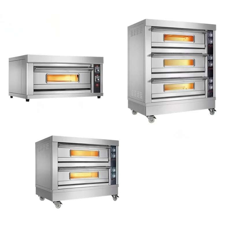 Customized Electric Deck Oven  - Commercial Kitchen Baking Oven ulasan dan harga