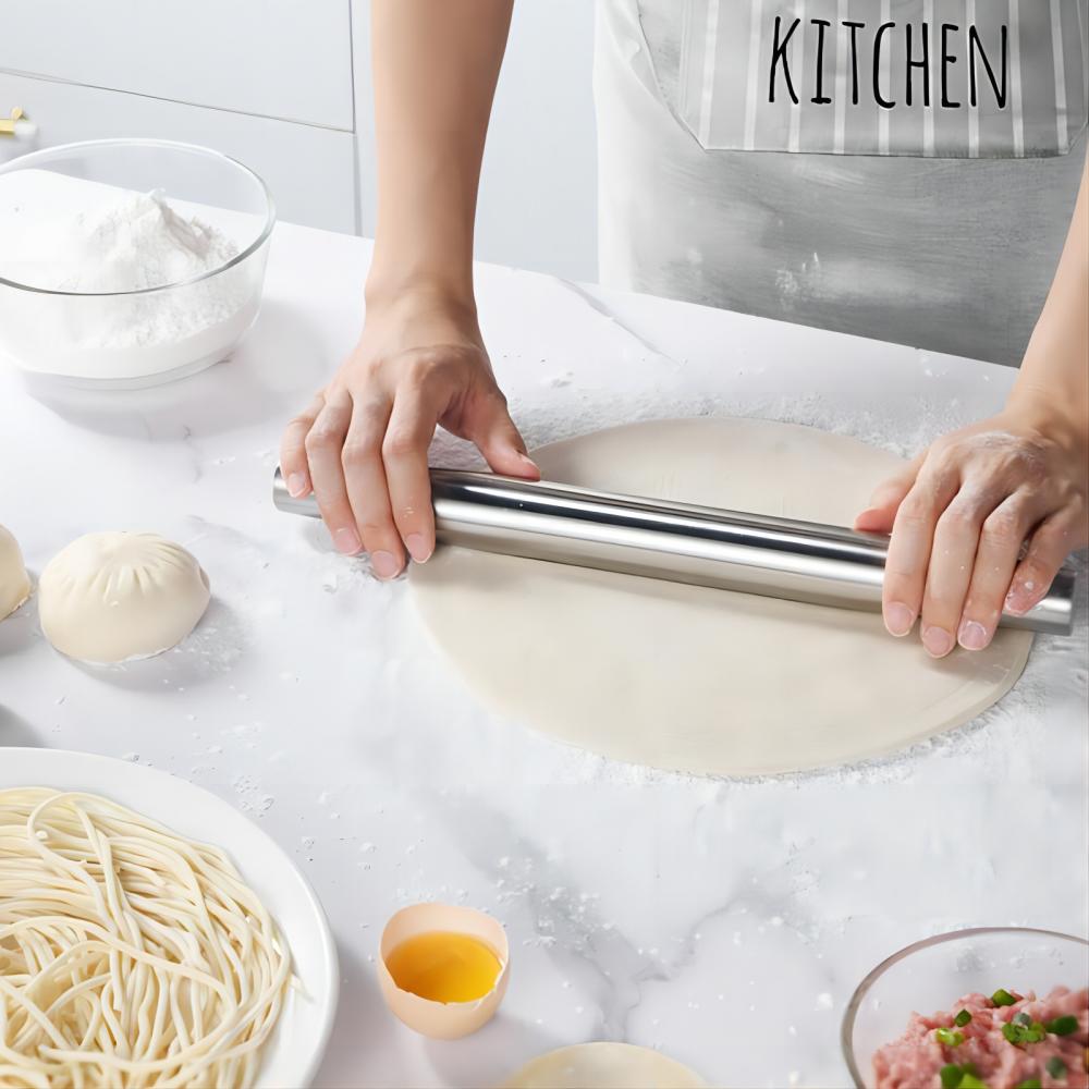 Stainless Steel Rolling Pin Ba - Bread Baking Kitchen Utensils ulasan dan harga