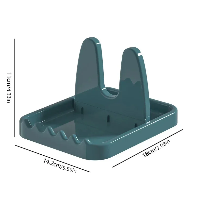 1pc Foldable Pot Lid Rack  Sta - Kitchen Baking Appliances ulasan dan harga