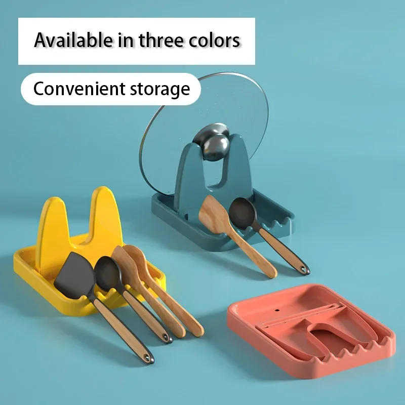 1pc Foldable Pot Lid Rack  Sta - Kitchen Baking Appliances ulasan dan harga