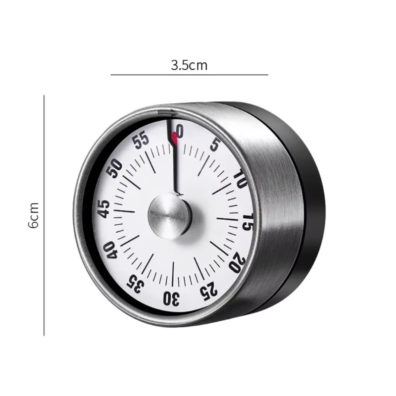 1pc Visual Timer Mechanical Co - Baking Kitchen Hourly ulasan dan harga