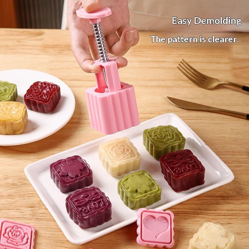 1 Set DIY Mooncake Mold Plasti - Kitchen Baking Torch ulasan dan harga