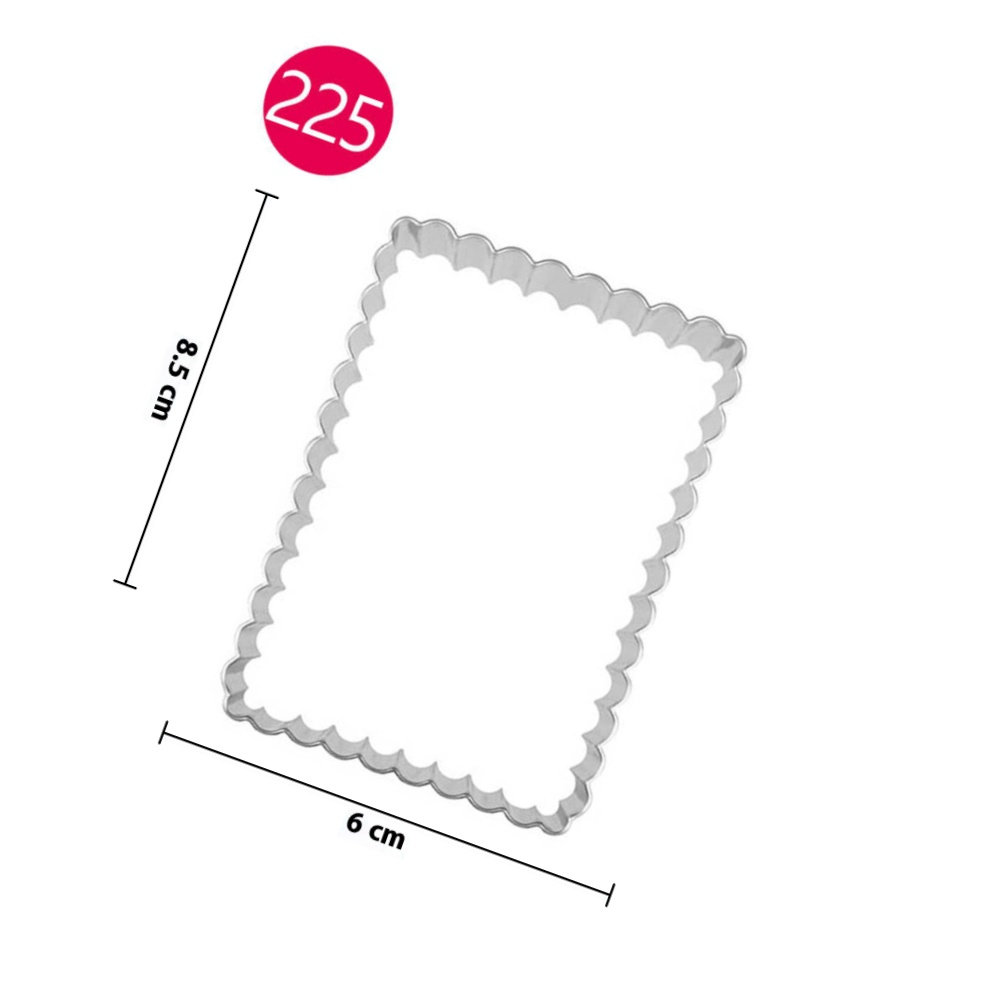 4Pcs Stainless Steel Baking Mo - Cookie Cutter Set ulasan dan harga