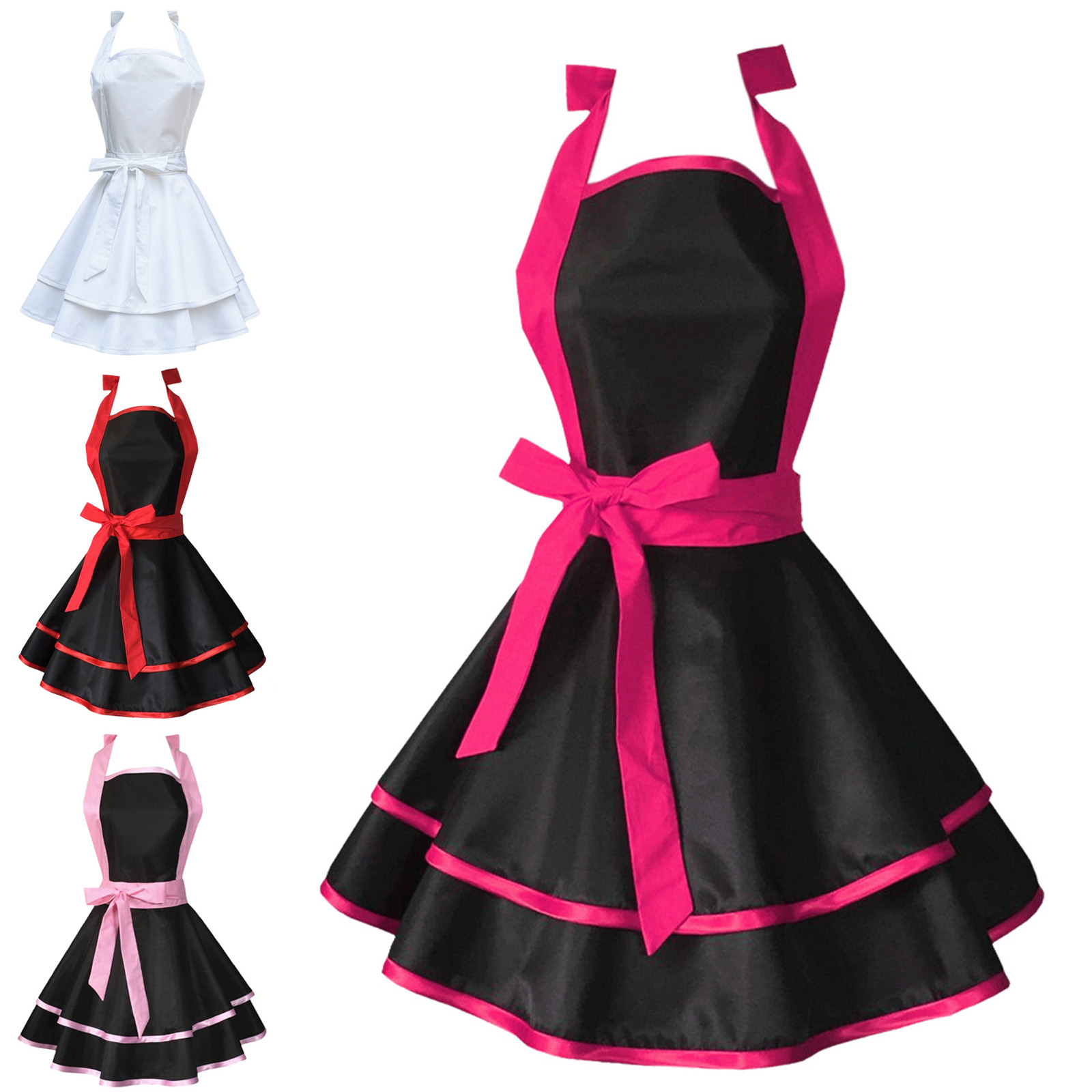 One Size Kitchen Apron Retro 5 - Baking Kitchen Set Up ulasan dan harga