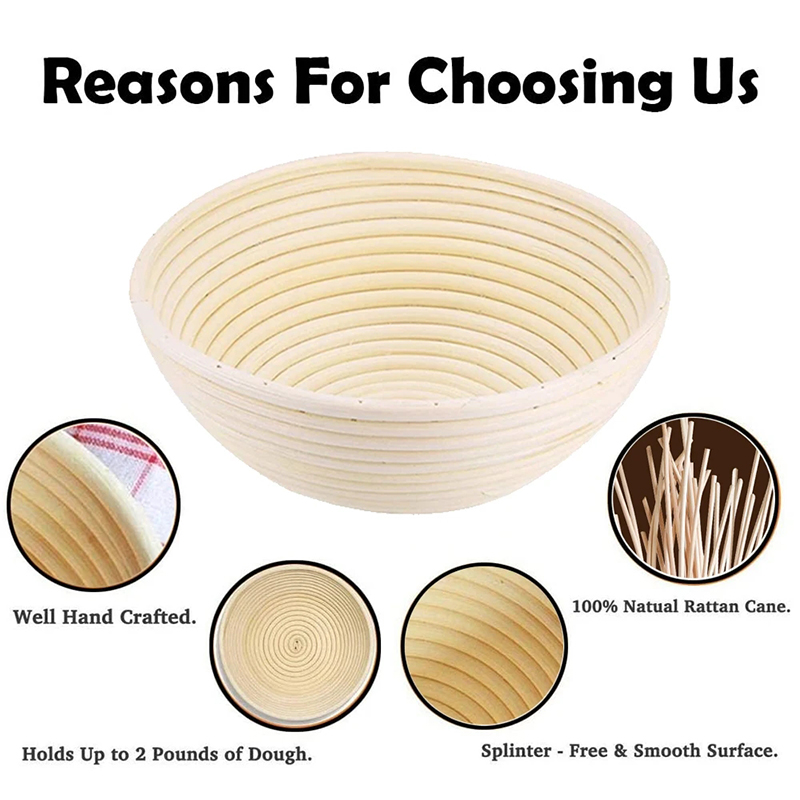LMETJMA Bread Proofing Basket  - Proofing Basket Banneton ulasan dan harga