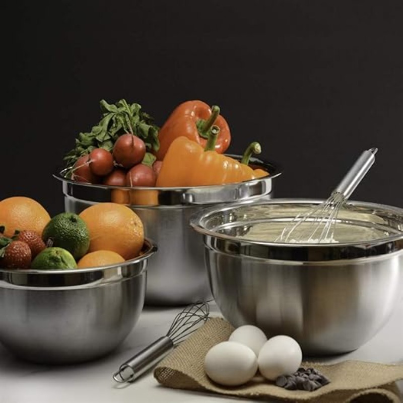 Stainless Steel Salad Bowl Ant - Bread Baking Kitchen Utensils ulasan dan harga