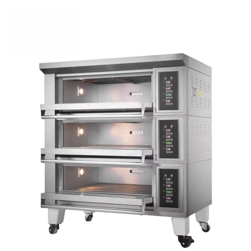 Customized Electric Deck Oven  - Commercial Kitchen Baking Oven ulasan dan harga