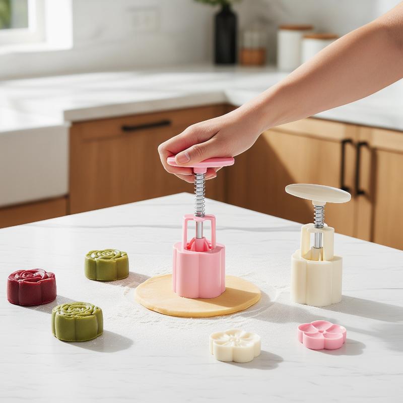 DIY Mooncake Mold 1 Set Plasti - Kitchen Baking Torch ulasan dan harga