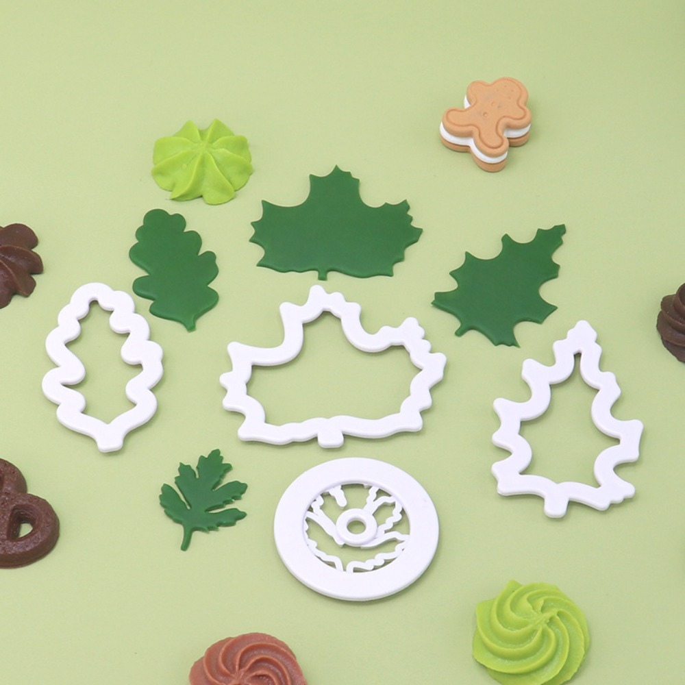 4Pcs Set Fall Leaf Cookie Cutt - Cookie Cutter Set ulasan dan harga
