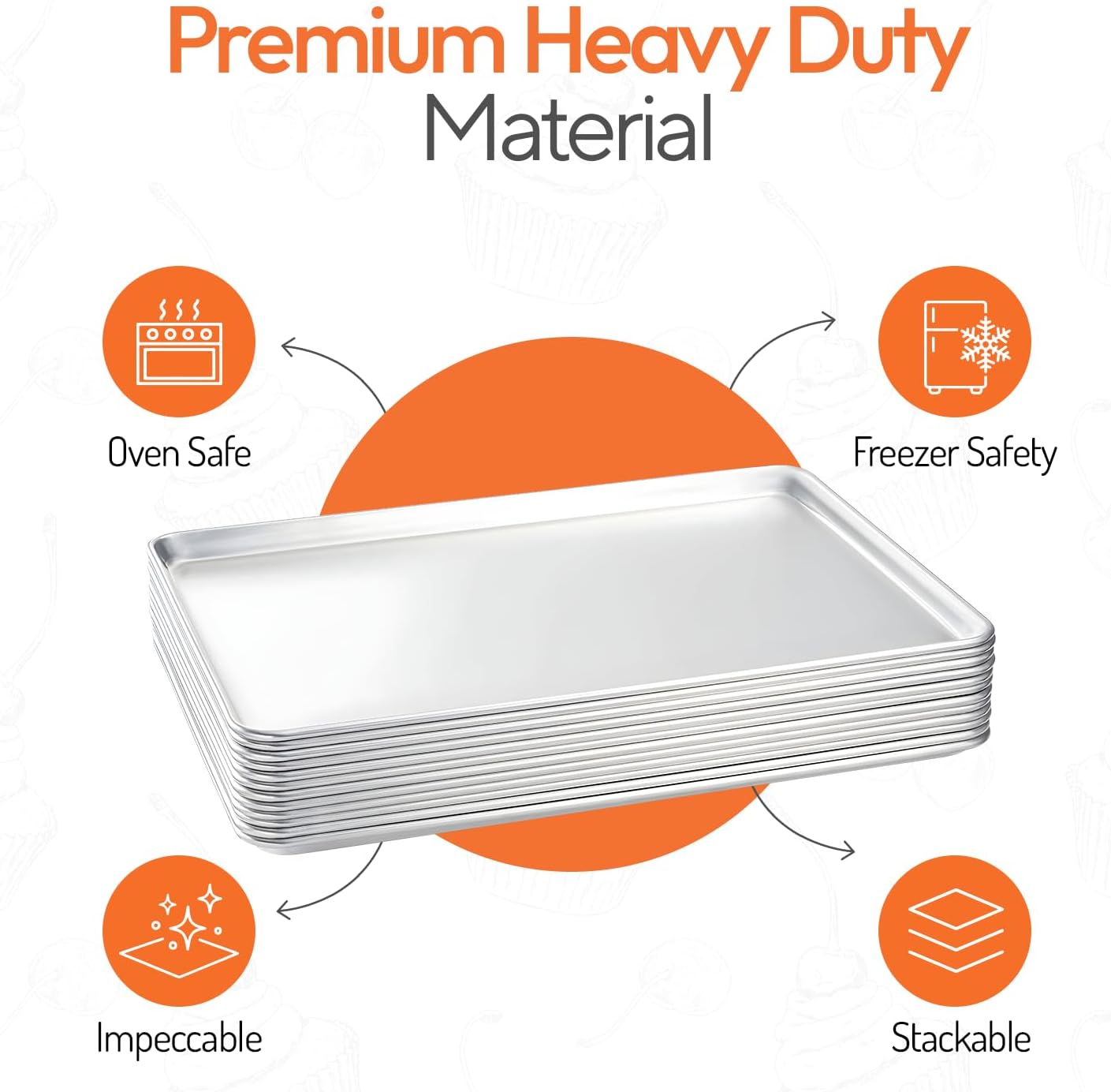 Full Size Commercial Aluminum  - Kitchen Baking Trays ulasan dan harga
