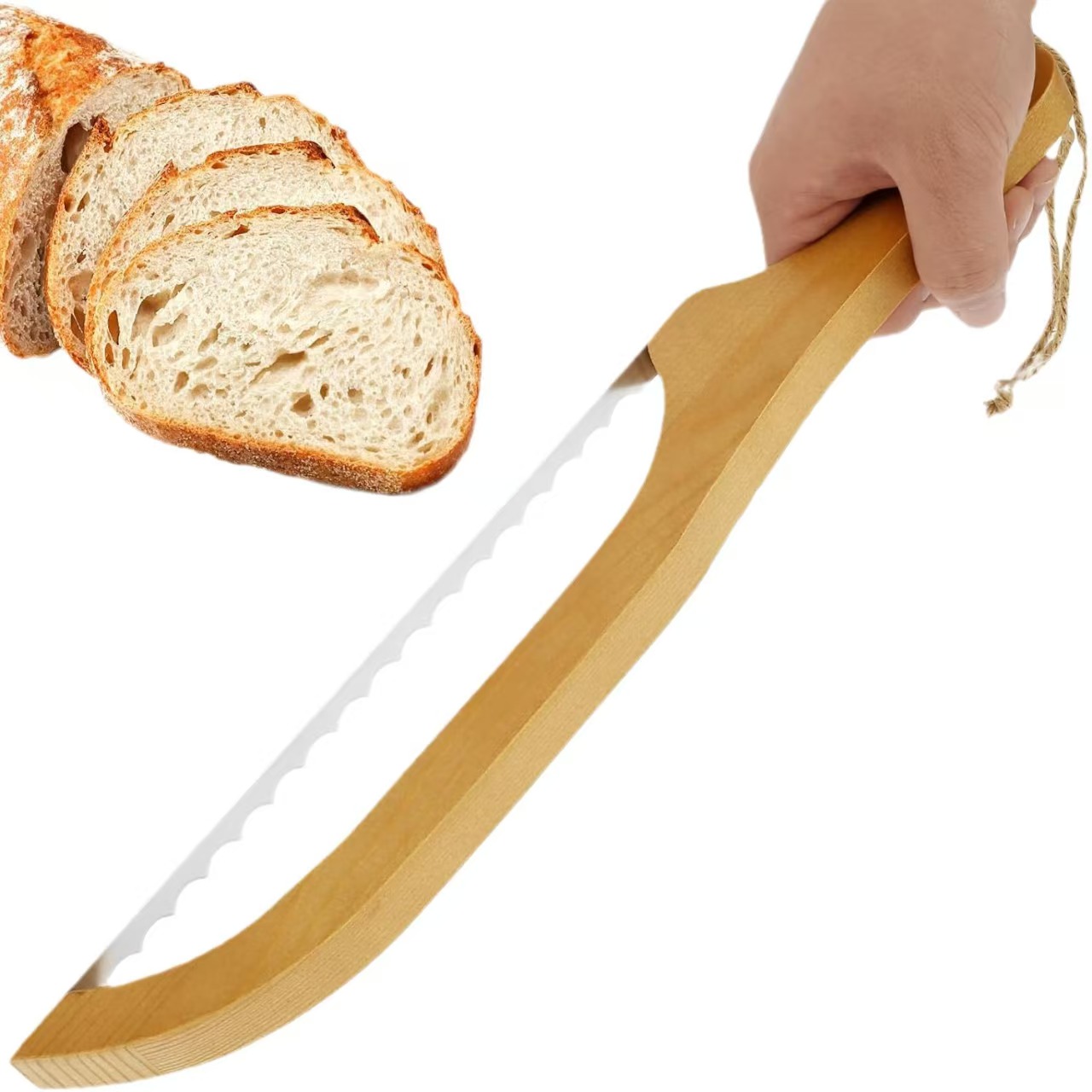 New wooden bread knife toast s - Bread Baking Kitchen Utensils ulasan dan harga