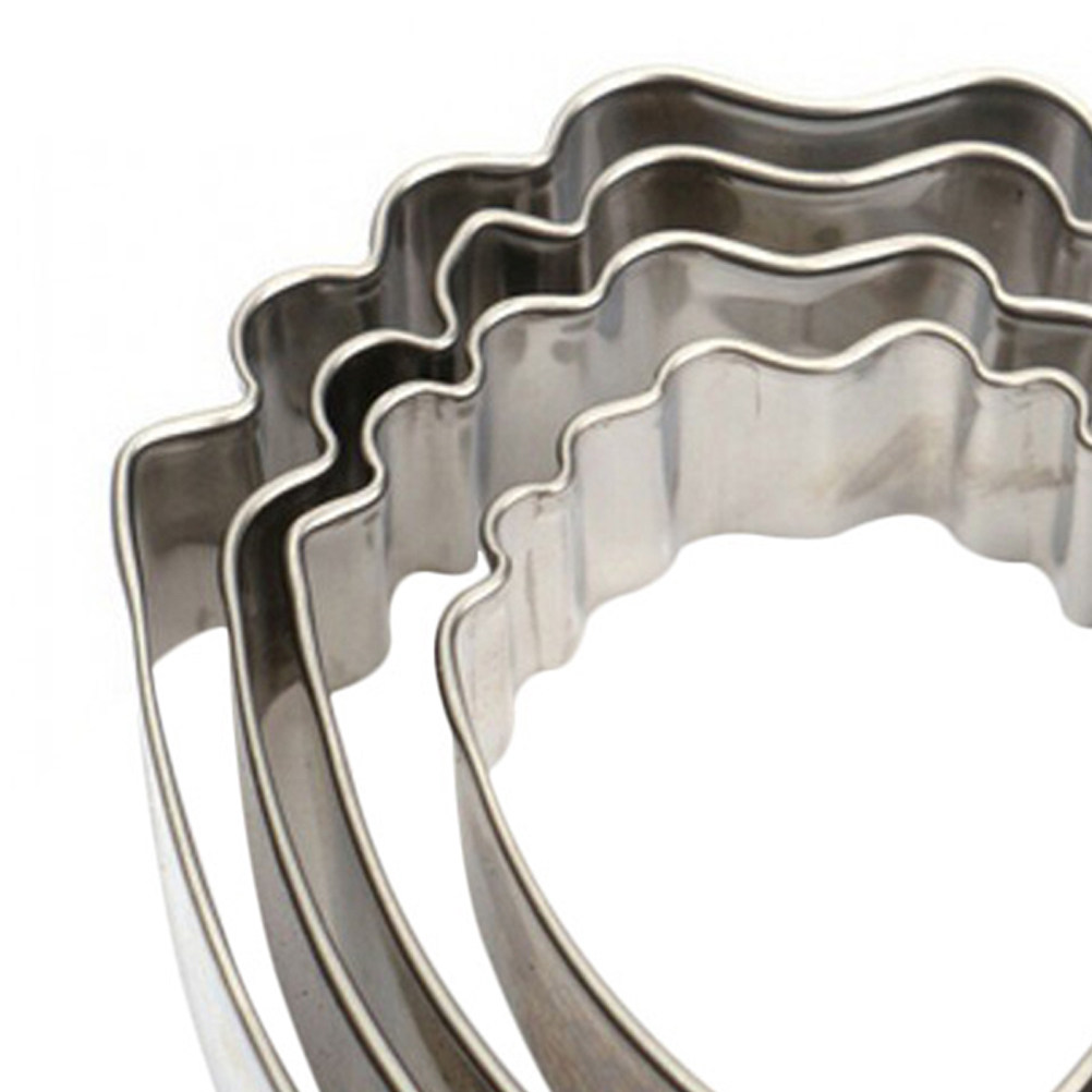 4Pcs Stainless Steel Cookie Cu - Cookie Cutter Set ulasan dan harga