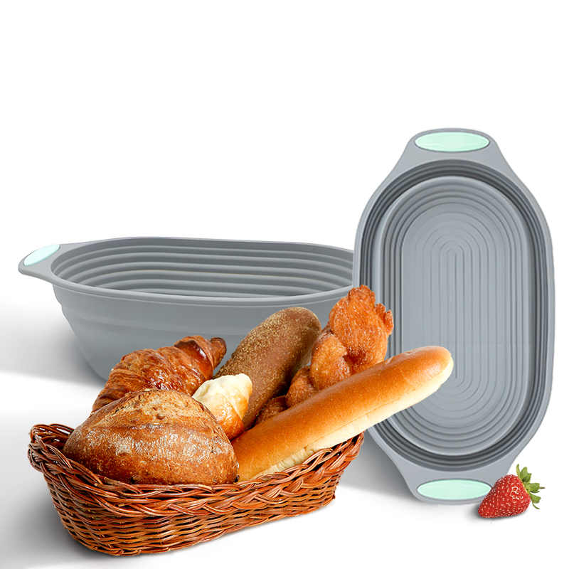 1PC Silicone Foldable Banneton - Proofing Basket Banneton ulasan dan harga