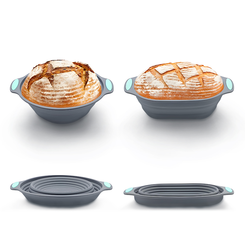 1PC Silicone Foldable Banneton - Proofing Basket Banneton ulasan dan harga